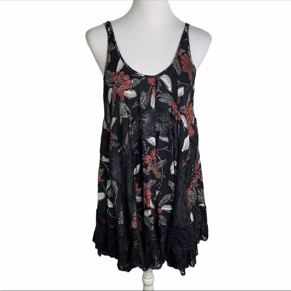 Intimately free people lace trapeze dress size S Floral